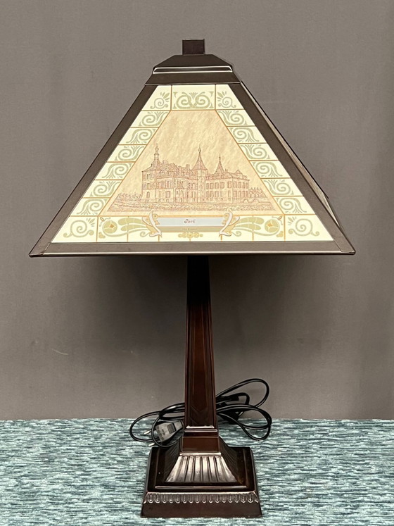 Table lamp. – Metal, Glass (photo 3 of 9)