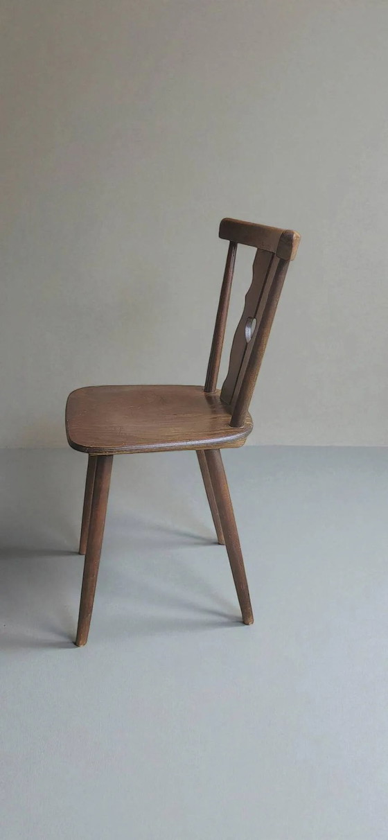 4 sillas de bistró rústicas – Sillas de comedor, Wood, Rustic (photo 11 of 15)