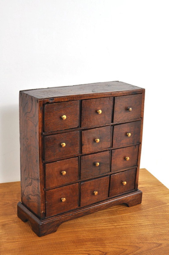 Image 1 of Oak chest of drawers 18th century