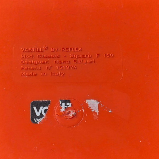 Image 1 of SUITE OF 4 SQUARE PLANTER PLANTS 1970 VINTAGE NENA BALSARI VASTILL BY-REFLEX 70S