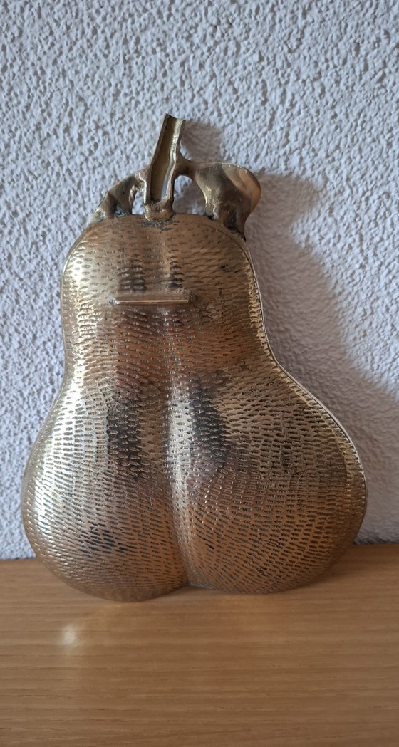 Charming vintage Cloisonné pear-shaped dish. – Cloisonné., Table accessories, Copper (photo 10 of 11)