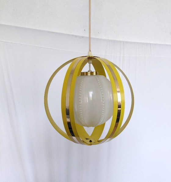 Image 1 of Zestiger jaren space age hanglamp 