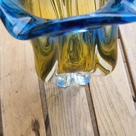Image 1 of Large crystal vase signed by Josef Hospodka, vintage 1960s/70s