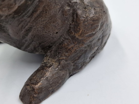 Image 1 of Kleine Bronzeskulptur eines Pferdes, Arthur Spronken?