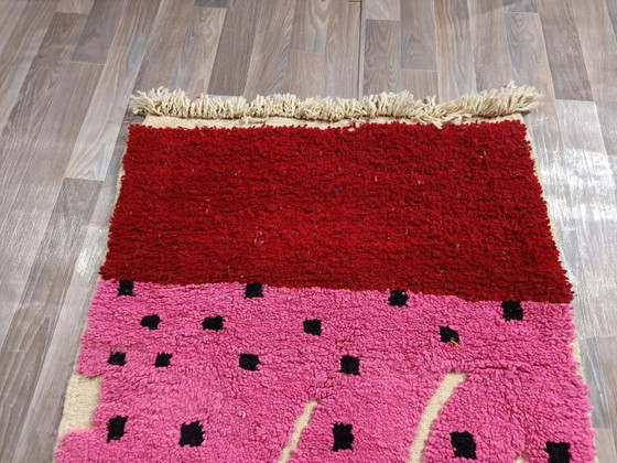 Tappeto marocchino tessuto a mano, lana naturale, 250cm x 150cm, decorazione elegante. – Tappeti, Wool (photo 7 of 12)