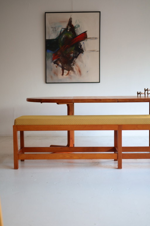 Teak dining bench