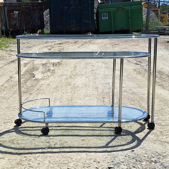 Image 1 of Credenza anni '70 in metallo cromato