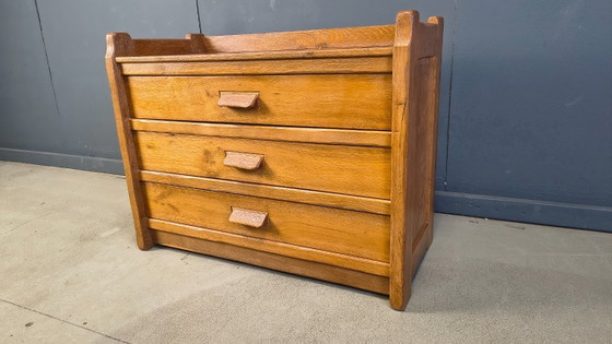 Image 1 of Commode en chêne par Depuydt Meubelen, Belgique, 1980 