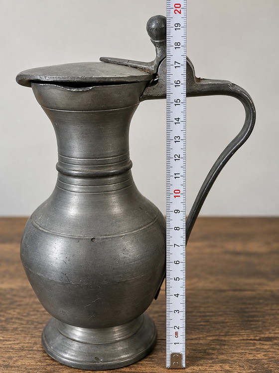 Brocca in peltro medievale – Oggetti decorativi, Metal (photo 6 of 6)
