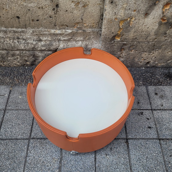 Image 1 of Puff naranja, serie Dilly Dally, Luigi Massoni para Poltrona Frau, 70’s - Italia