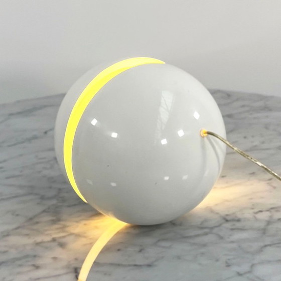 Image 1 of Lampe de table White Sphera d'Andrea Modica pour Lumess, années 1970