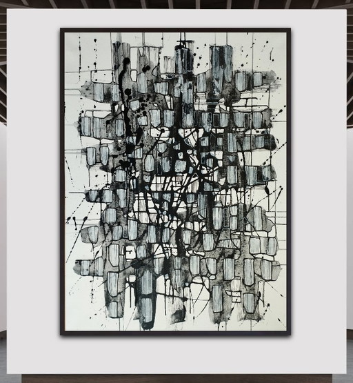 Composition abstraite XXL de Natia Antadze