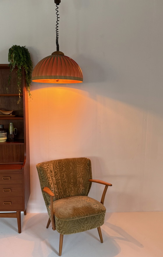 Image 1 of Lampada a sospensione vintage a stecche, Hans Agne Jakobsson anni '60