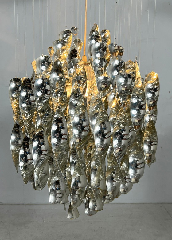 Image 1 of Lampada da soffitto a spirale di Verner Panton per Lüber AG, modello SP1, Germania, anni '70.