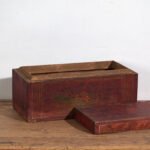 Antique red box with floral motifs (c.1900) #9 – Decorative Objects (photo 13 of 40)