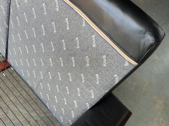 Sofá Bastiano de 2 plazas en palisandro y cuero, diseñado por Afra y Tobia Scarpa para Knoll International (photo 11 of 11)