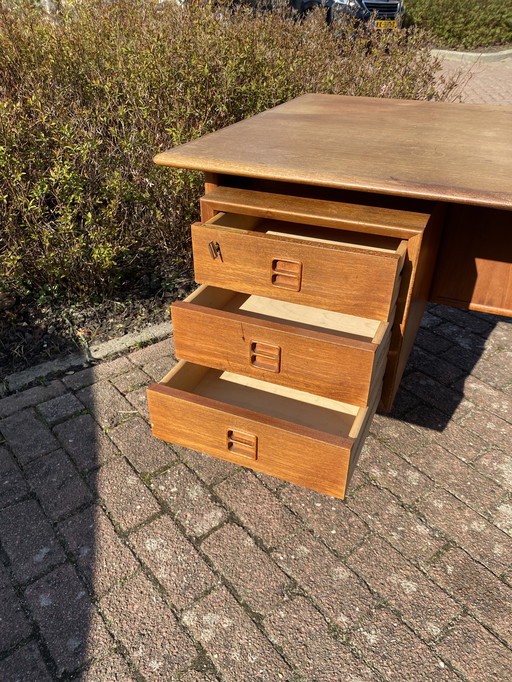 Directiebureau jaren 60 teakhout 