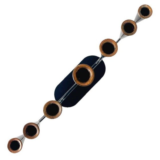 Image 1 of Candeliere Ystad-Metall di metà secolo Gunnar Ander, anni '60