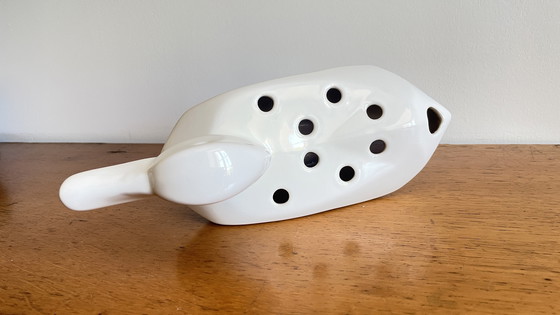 Image 1 of Keramische Bloemenprikker Eend Vaas 80s