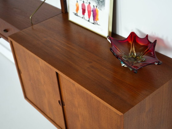Image 1 of Teakhouten wandrek, Deens design, jaren 60, ontwerper: Poul Cadovius