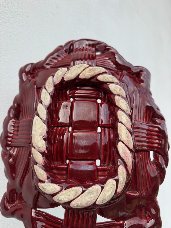Corbeille Céramique Tressée Vallauris Années 60 – Objets déco, Ceramic (photo 7 of 12)