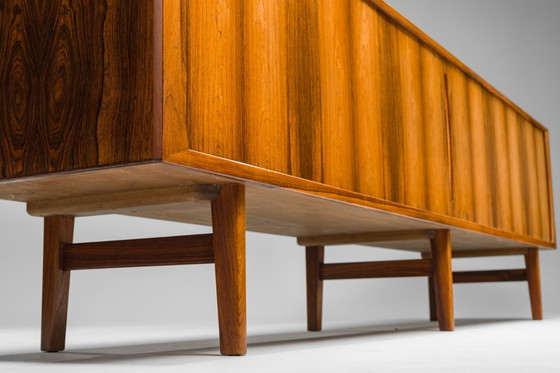 Image 1 of Groot palissander dressoir van Henning Kjerulf voor Bruno Hansen, 1950