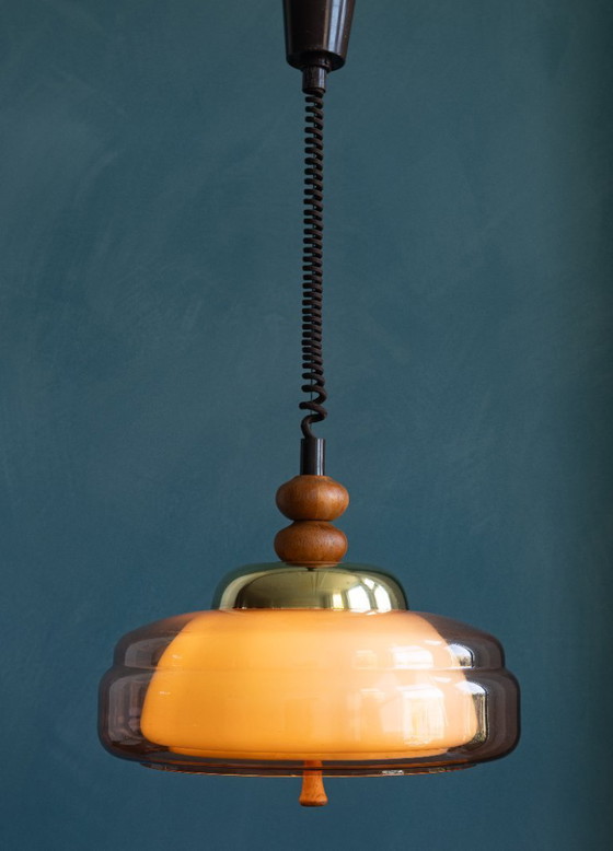 Image 1 of Herda Lampe suspendue Space Age Design