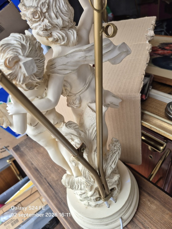 Lampe de table vintage – Ceramic, Glass (photo 8 of 8)