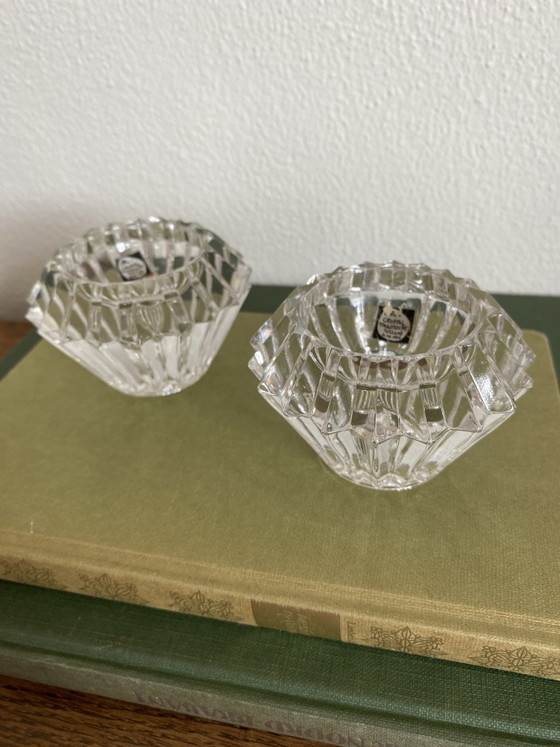 Set di candelieri Kristalunie Maastricht – Portacandele, Crystal, Glass (photo 3 of 5)