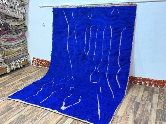 Magnifico Tappeto Blu in Lana 170/250cm – Tappeti, Wool (photo 5 of 10)