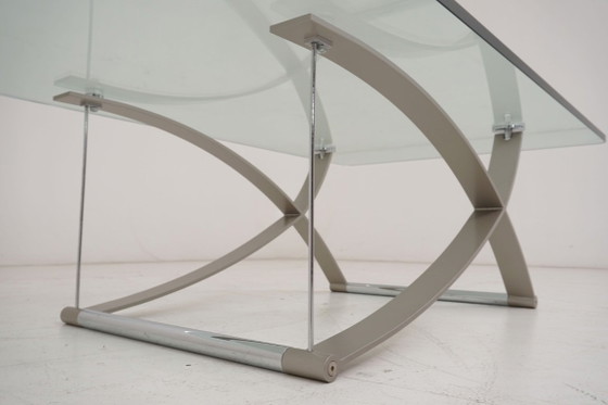 Image 1 of Rolf Benz 1150 Couchtisch Beistelltisch Tisch Glas 140 cm