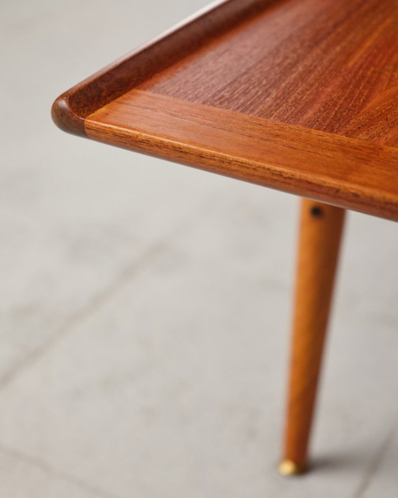 Danish Teak Wood Coffee Table by Grete Jalk, Mid-Century Design 1950s – Glostrup Møbelfabrik (photo 9 of 19)