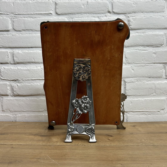 Image 1 of Miroir ancien Art Nouveau Jugendstil "Le premier coucou" Miroir Echo