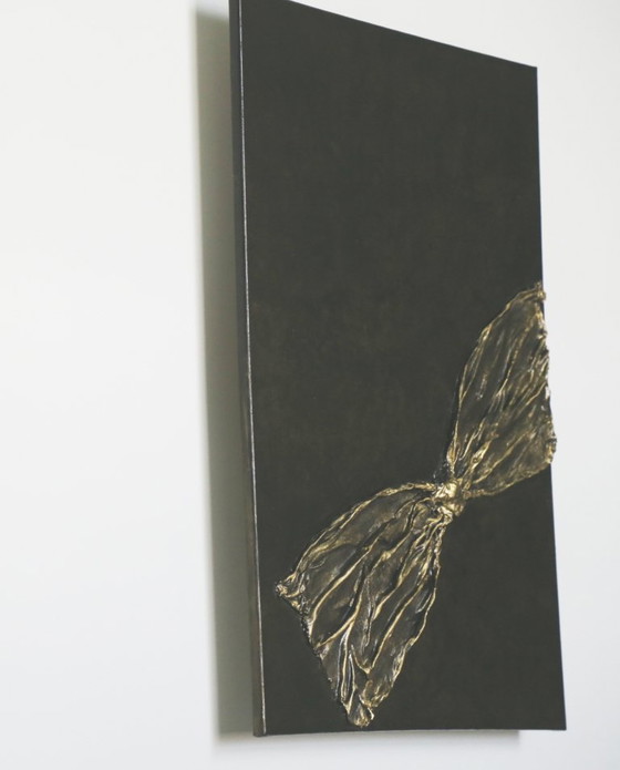 Image 1 of Painting - GLAMOUR - 3D luxury in gold and black -