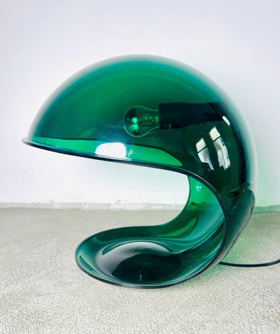 Foglia Model 643 Translucent Table Lamp by Elio Martinelli for Martinelli Luce, Italy 1969 – Plastic (photo 2 of 6)