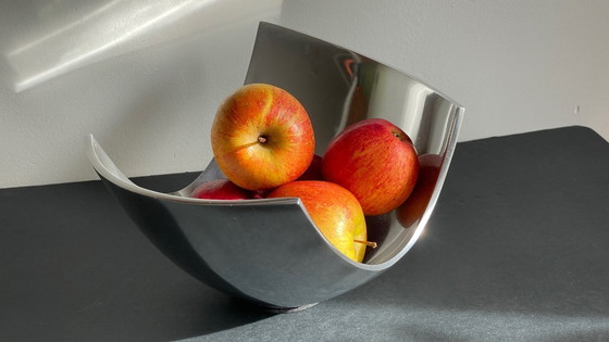 Image 1 of COUPE à Fruits Métal Poli VINTAGE