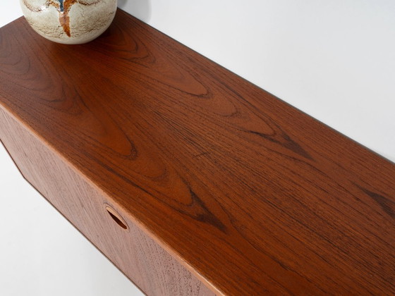 Modulaire wandkast van teakhout, Deens design, jaren 60, ontworpen door Rud Thygesen en Johnny Sørensen, (photo 20 of 21)