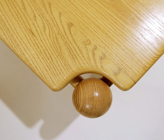 Image 1 of Paar quadratische Couchtische aus massivem Kiefernholz, Stil Ilmari Tapiovaara, 1950er Jahre