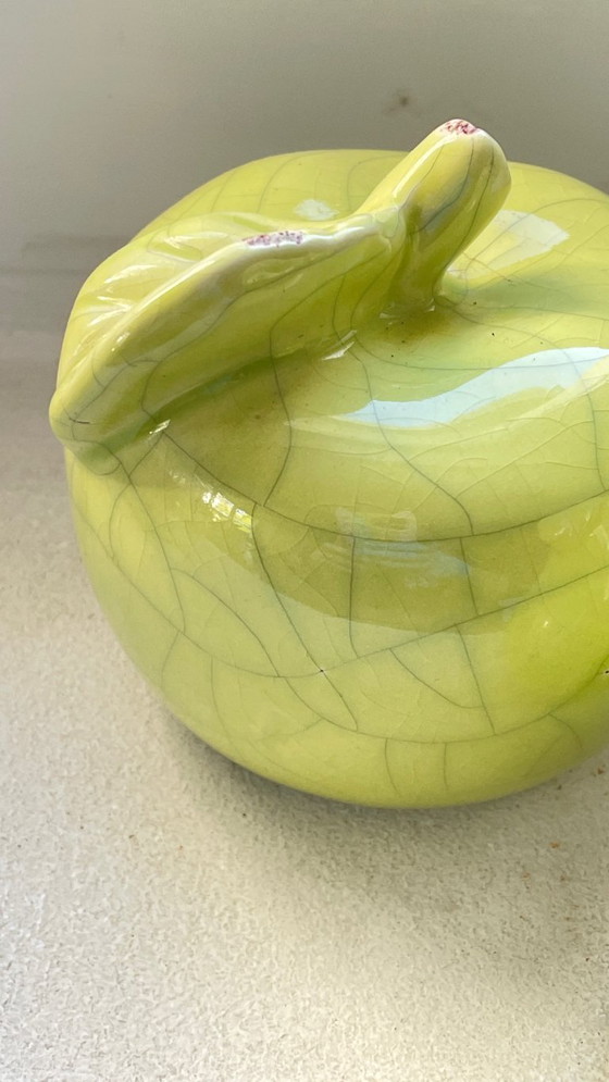 Image 1 of POMME POIRE Céramique Effet Craquelé