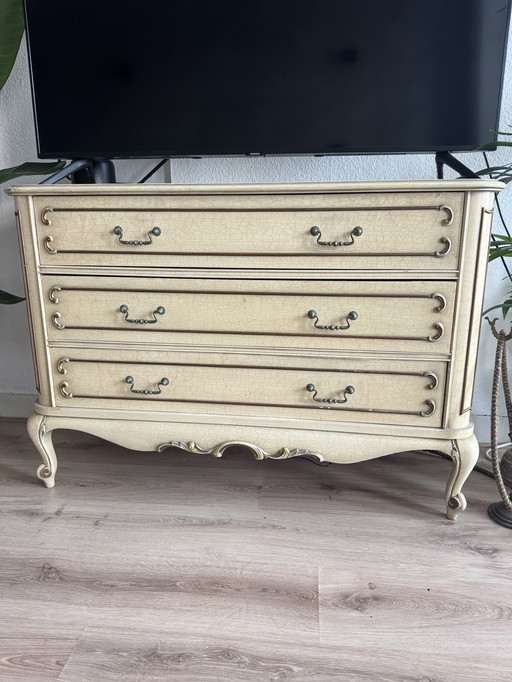Vintage Ladekastje/ Kommode Louis XV Stil 