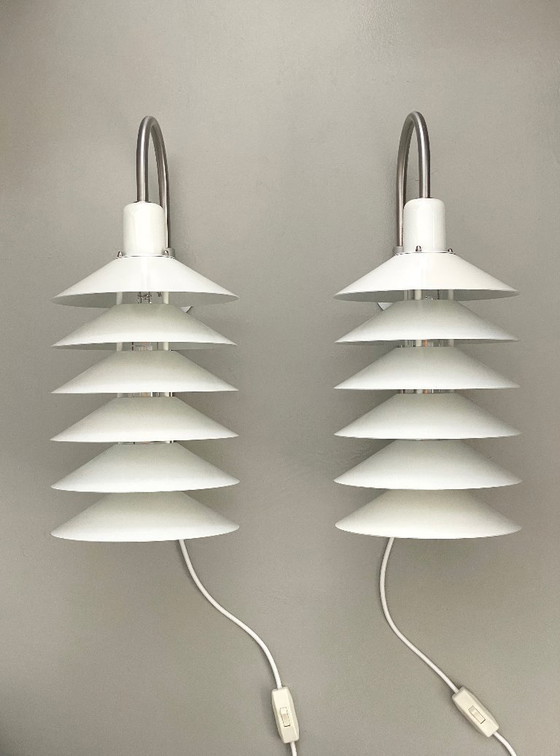 Image 1 of 2 vintage WALL LAMPS TipTop Pandul Gammelgaard Danish Design