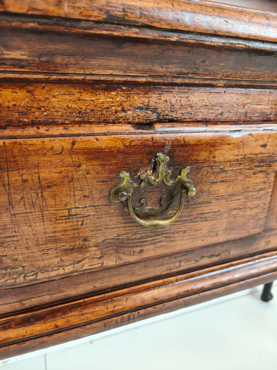Image 1 of Late Georgian 18th-century Welsh sideboard – solid oak