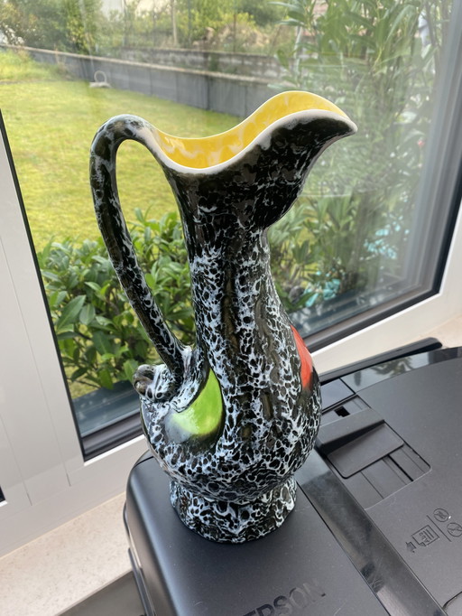 Großer Krug Vintage 50-60 Vallauris von Auguste Lucchesi genannt Luc