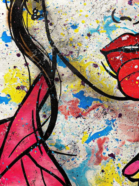 Image 1 of GONGAS - Waiting for you - Toile d'artiste