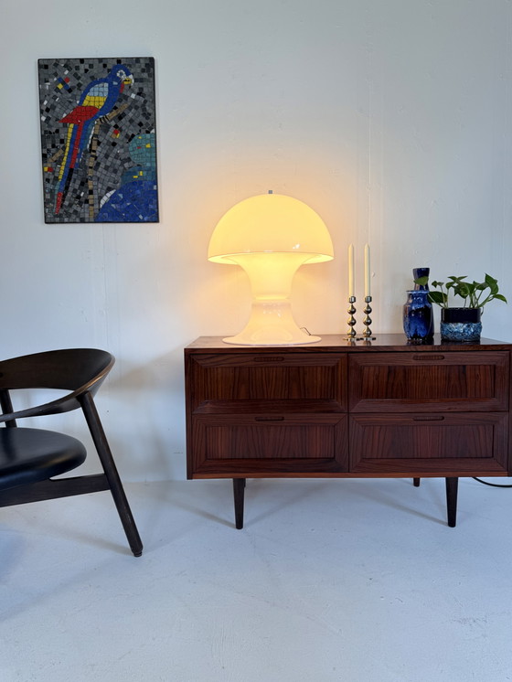 Image 1 of Vintage XL Deense mushroomlamp ‘Formel’, Frimann ‘70