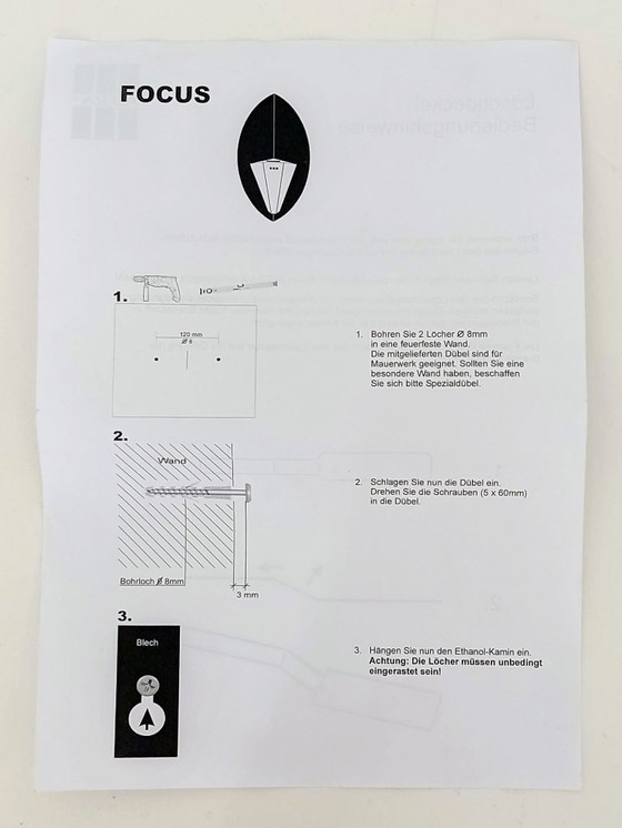 Image 1 of wandhaard bio-ethanol Alfra design