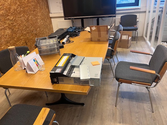 Image 1 of 8x Duna Danish Design Chair 1970s and Table