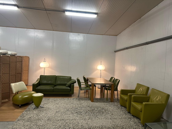 Image 1 of Complete Leolux Set Green | Sofa, Table, Chairs & Armchairs
