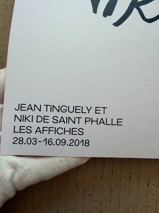 Niki de Saint Phalle, Niki Stabilisée par Jean Tinguely, originele tentoonstellingsposter – Paper (photo 3 of 10)