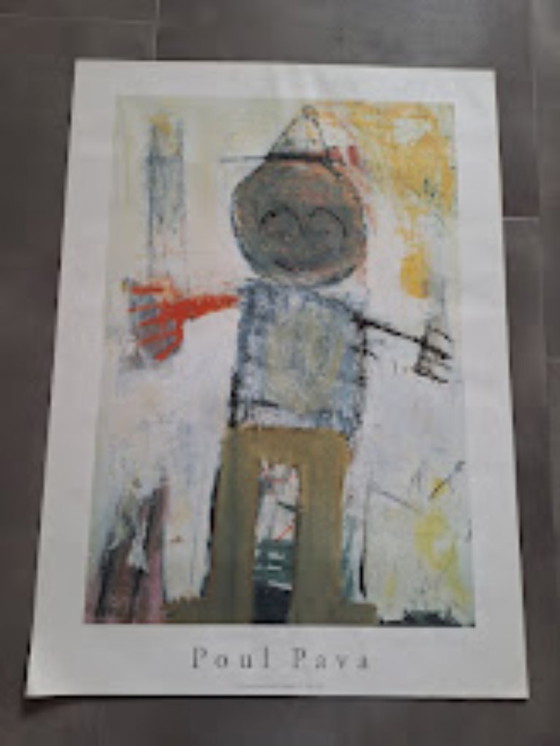 Image 1 of Painting 'Head Poter' by Poul Pava